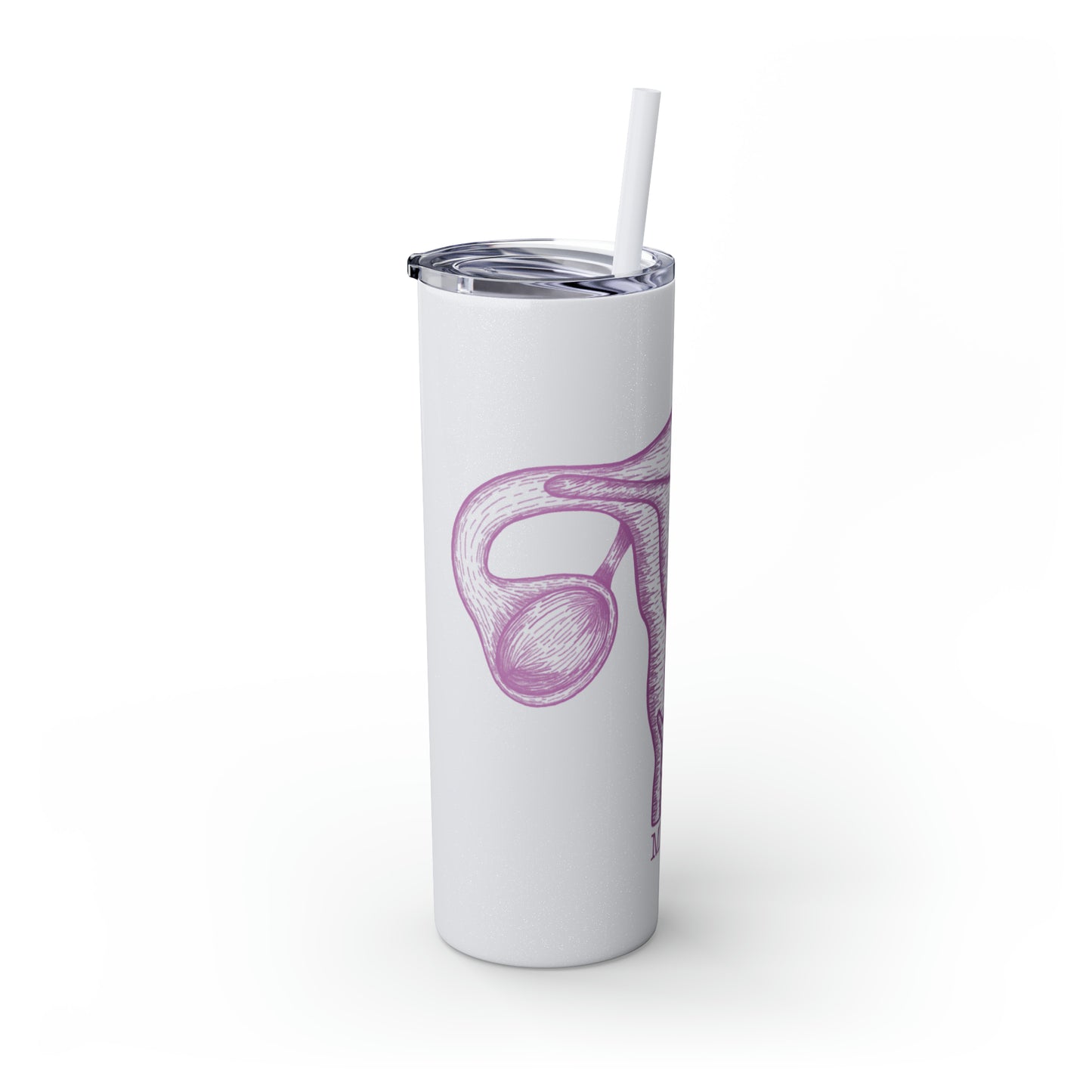 Mine - Skinny Tumbler with Straw, 20oz
