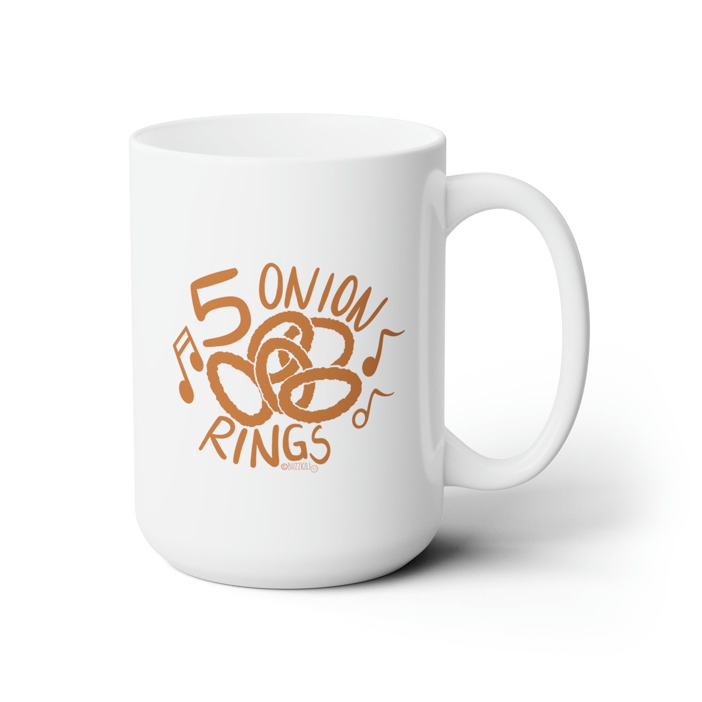 5 Onion Rings - Ceramic Mug 15oz