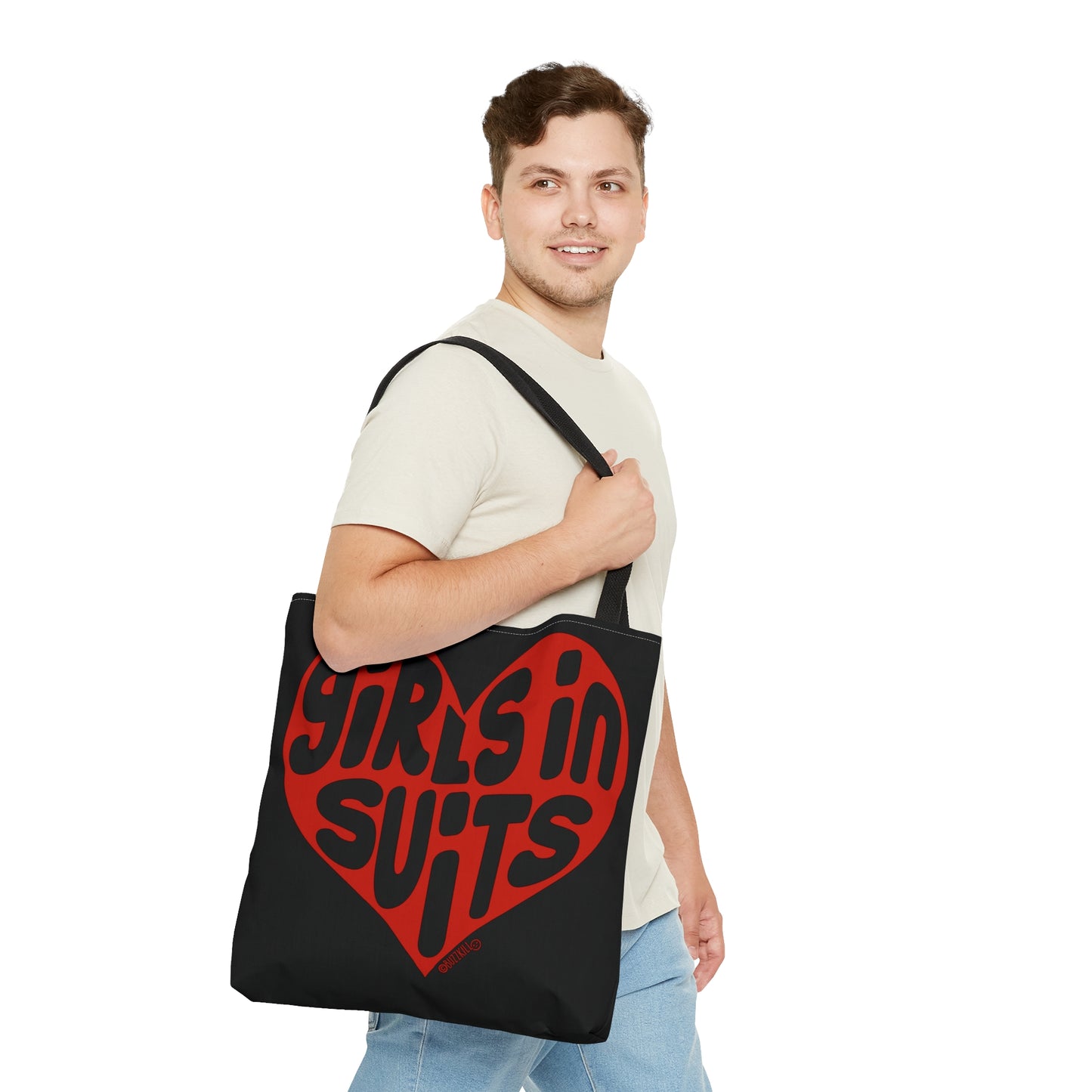 Girls In Suits Heart - Tote Bag
