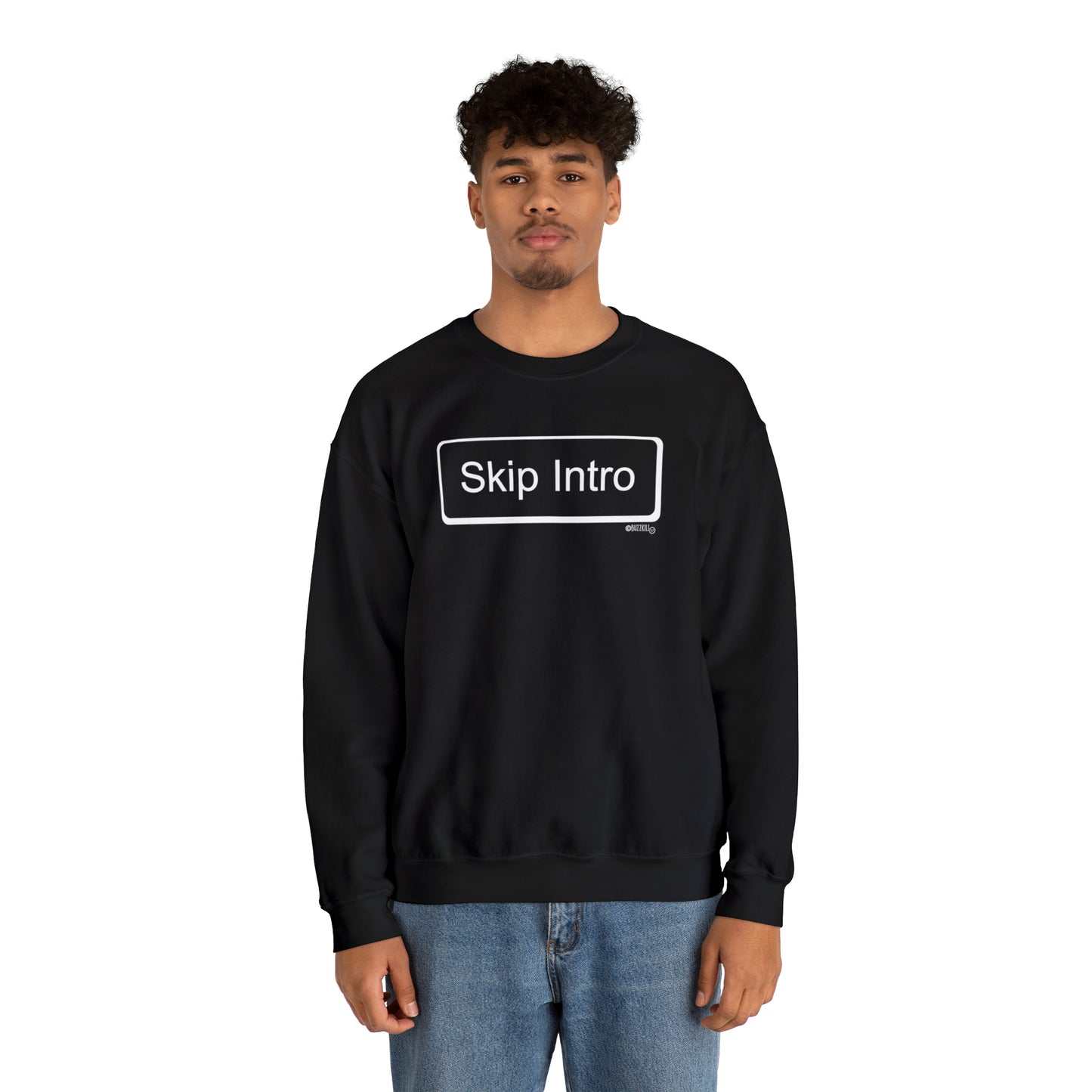 Skip Intro Button - Unisex Heavy Blend™ Crewneck Sweatshirt