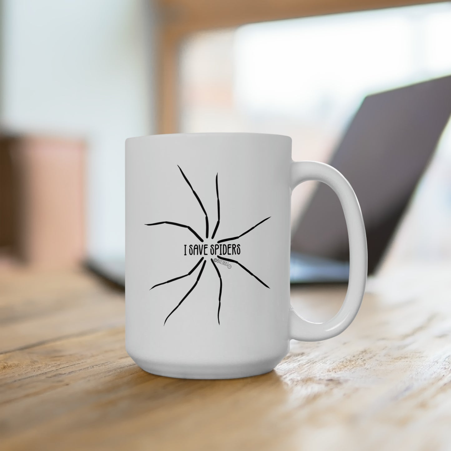 I Save Spiders - Ceramic Mug 15oz