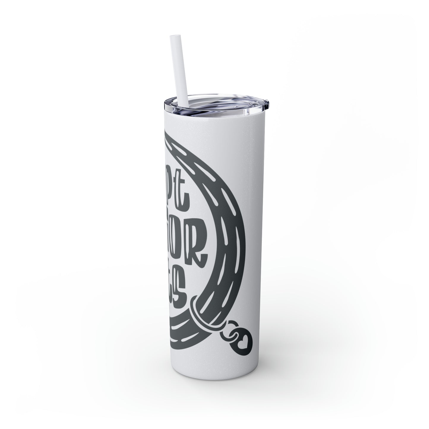 Adopt Senior Pets - Skinny Tumbler with Straw, 20oz