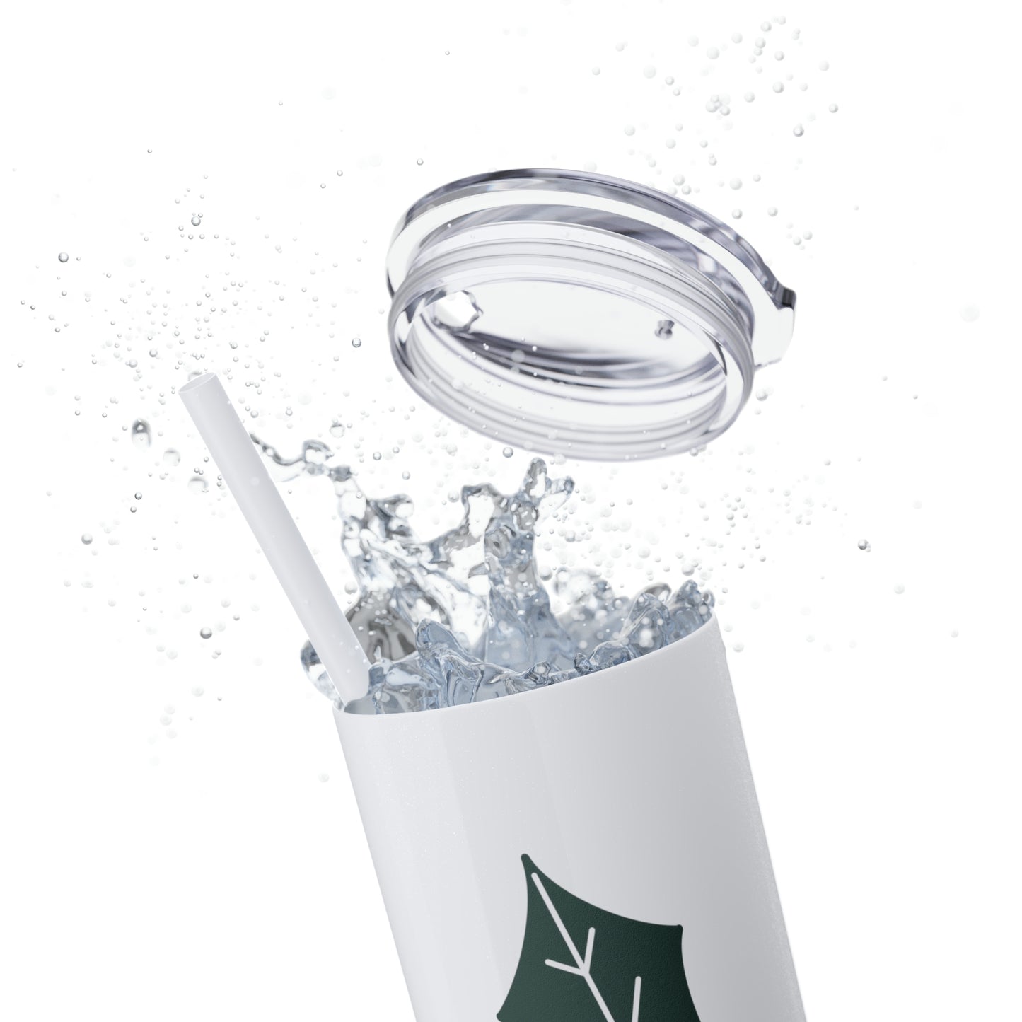 Seasonal Depression - Skinny Tumbler with Straw, 20oz