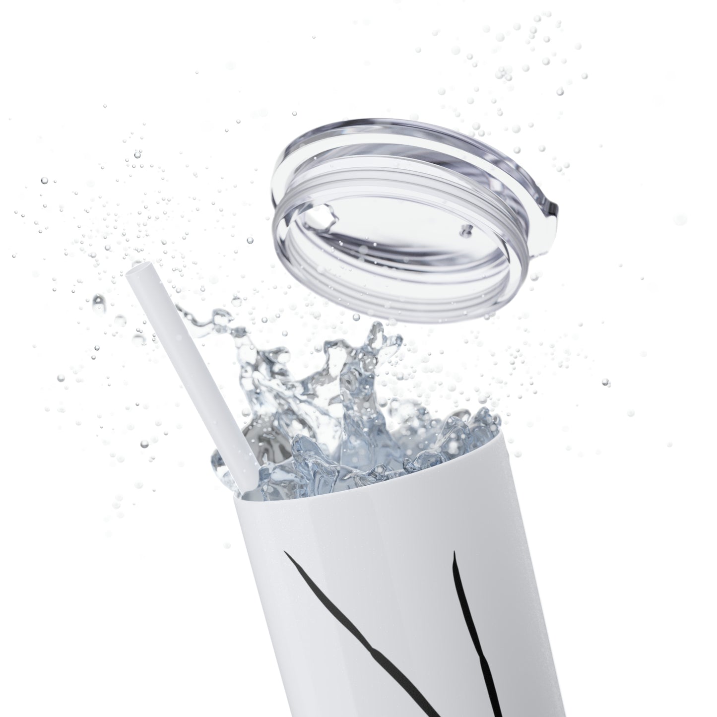 I Save Spiders - Skinny Tumbler with Straw, 20oz