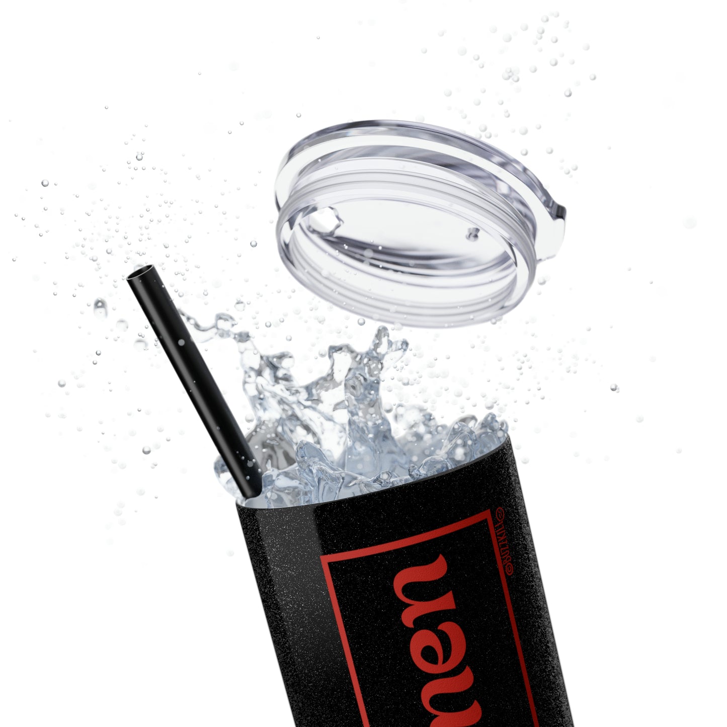 Why Are Men - Skinny Tumbler with Straw, 20oz