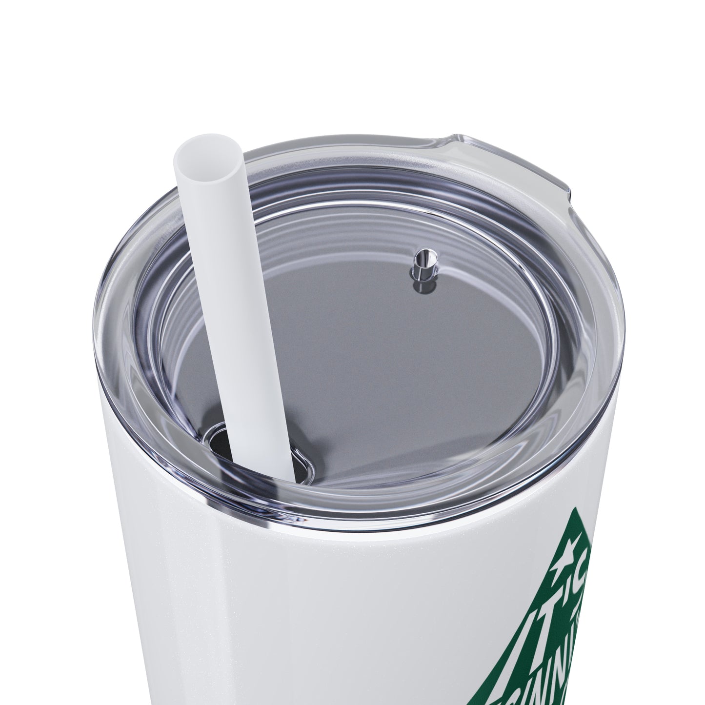 Late Stage Capitalism - Skinny Tumbler with Straw, 20oz