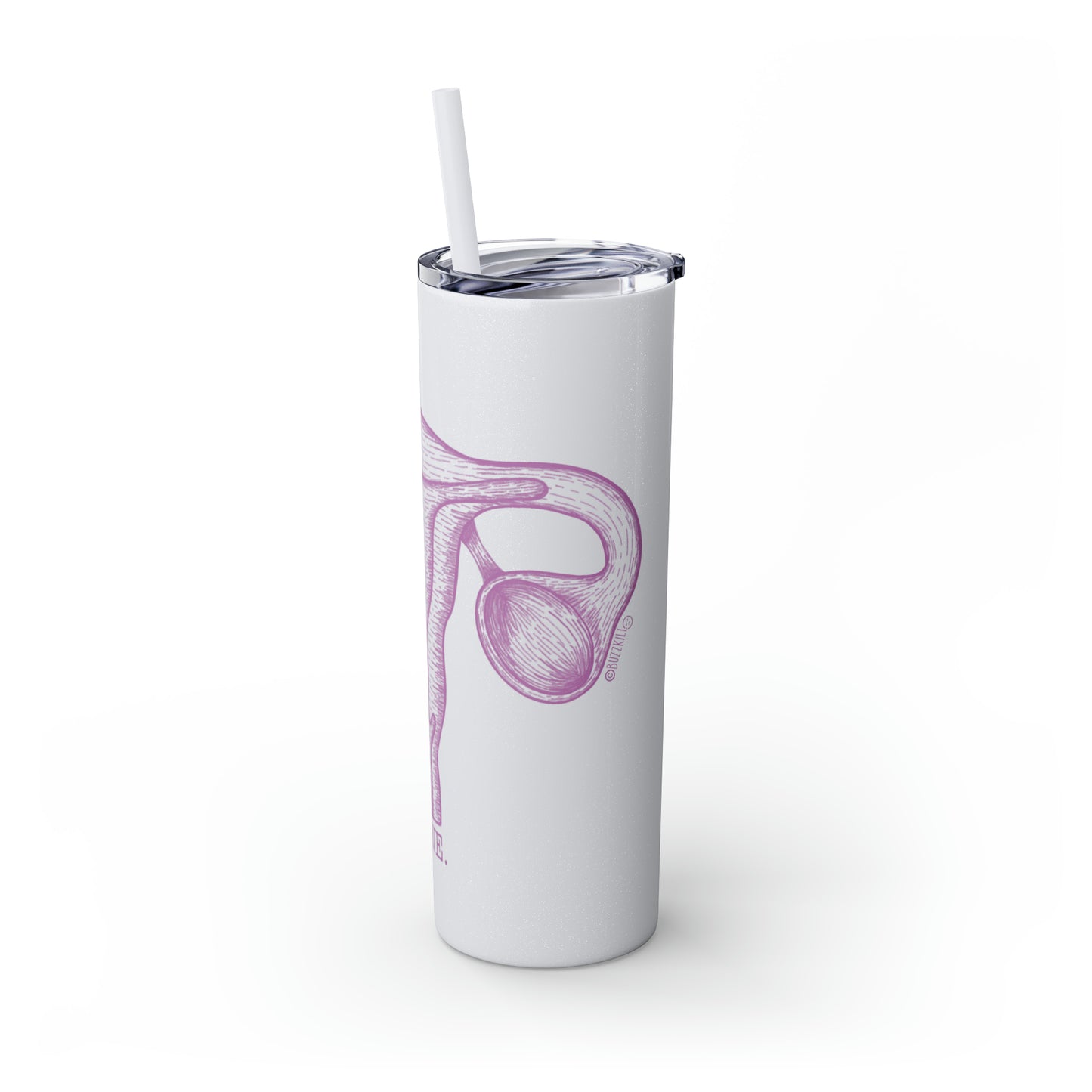 Mine - Skinny Tumbler with Straw, 20oz