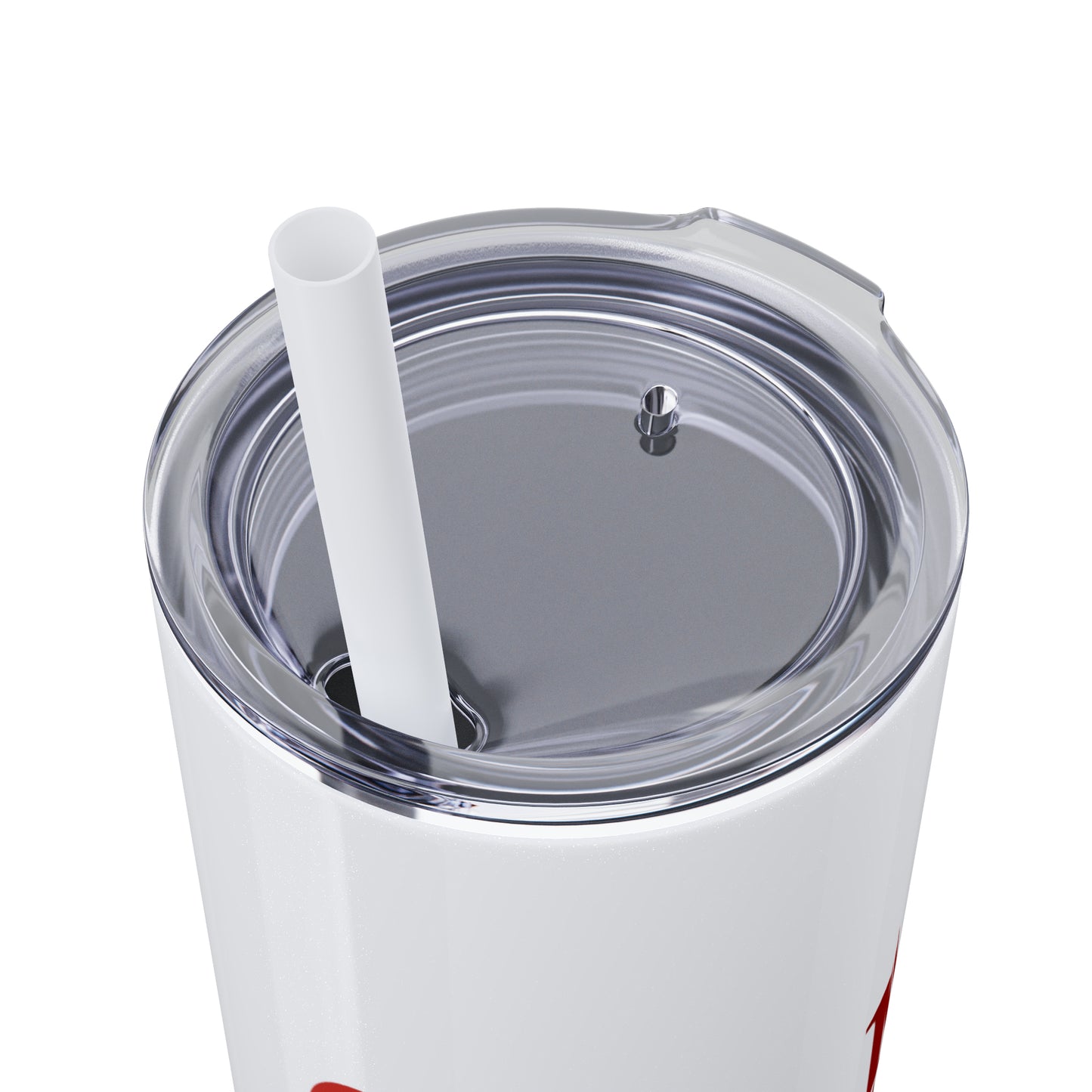 Fa La La La - Skinny Tumbler with Straw, 20oz
