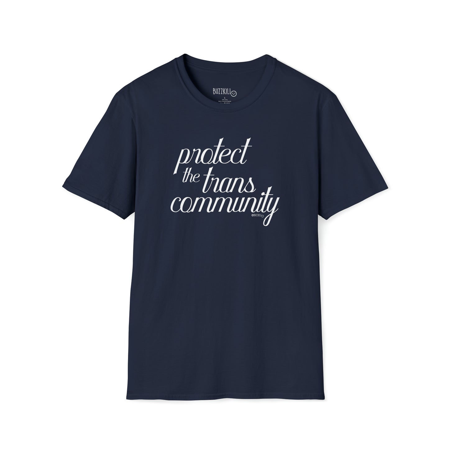 Protect The Trans Community - Unisex Softstyle Tee