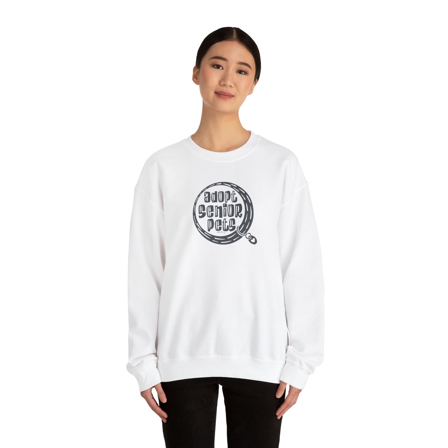 Adopt Senior Pets - Unisex Heavy Blend™ Crewneck Sweatshirt