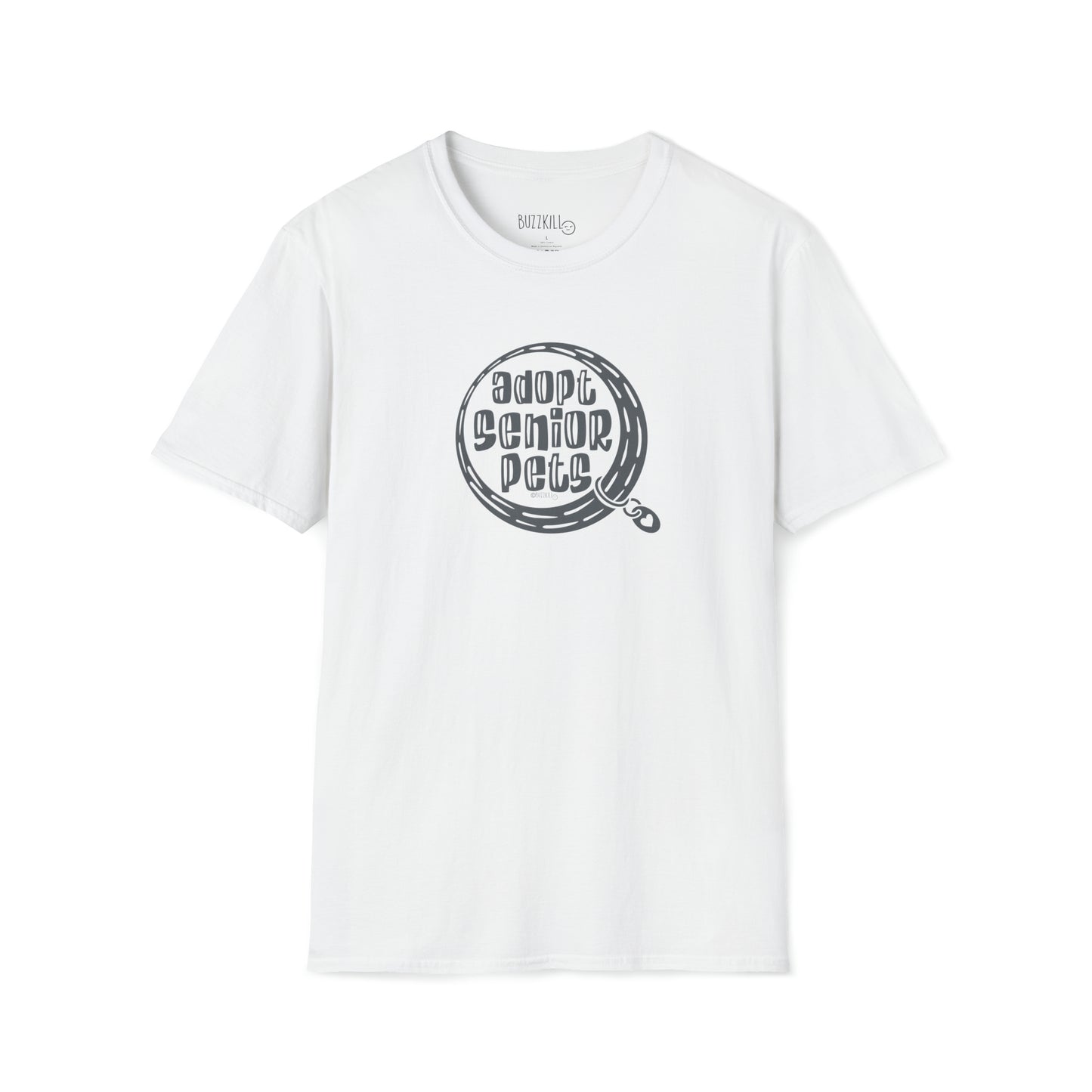 Adopt Senior Pets - Unisex Softstyle Tee