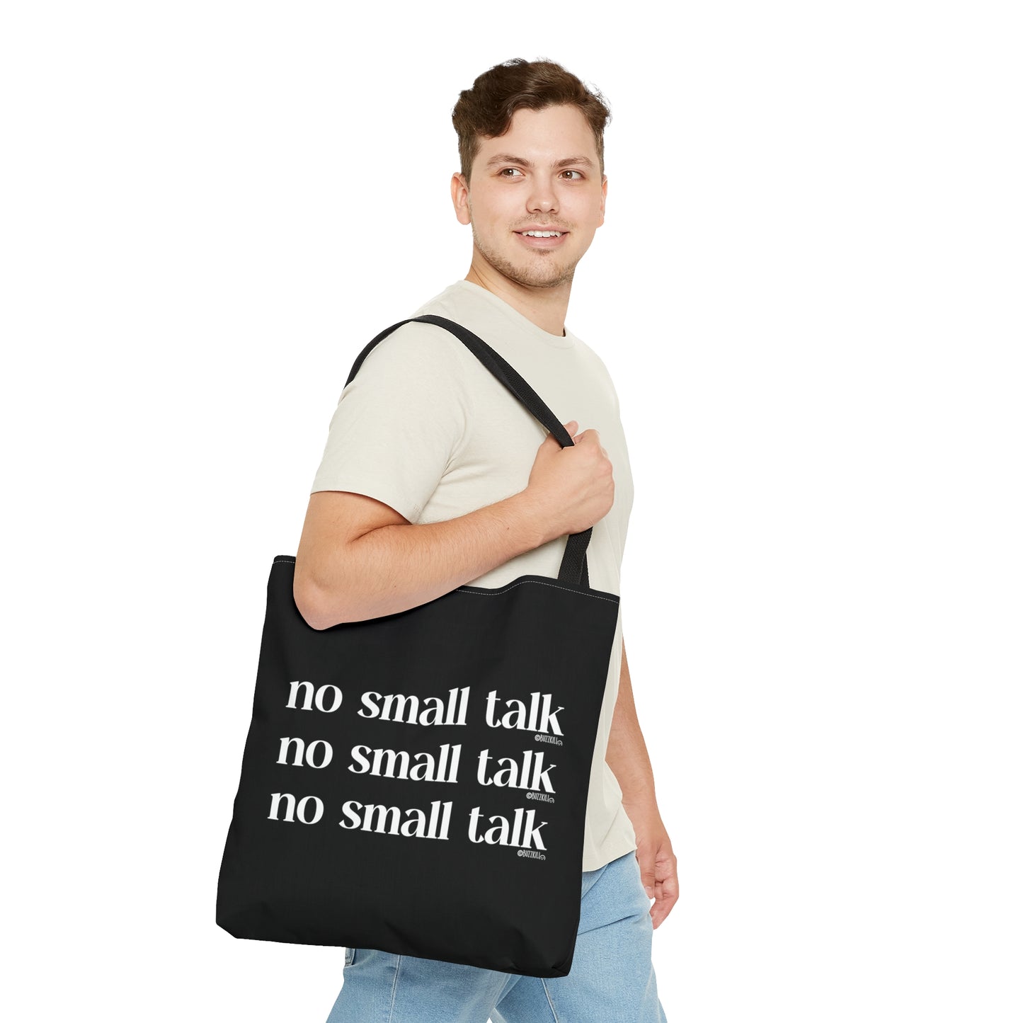 No Small Talk - Tote Bag