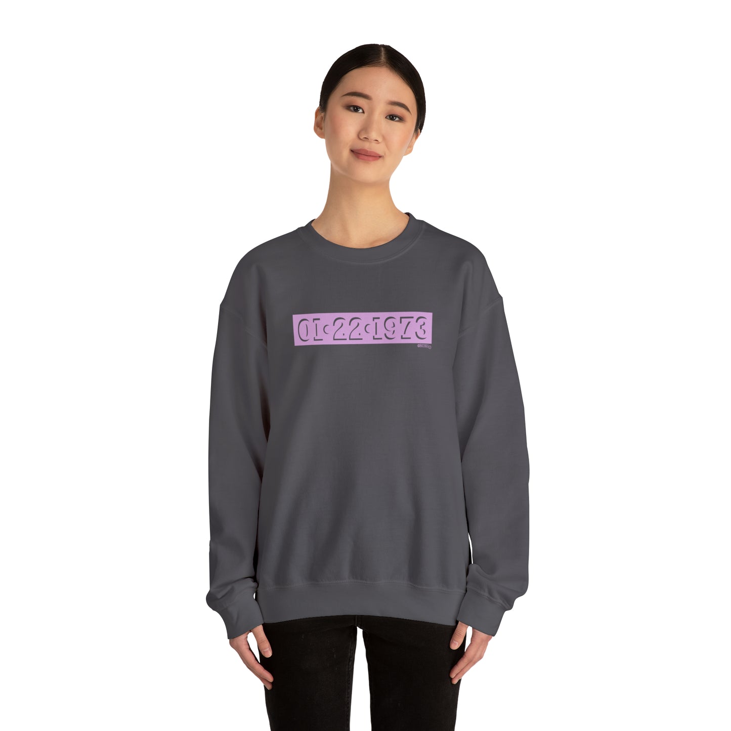 Roe V. Wade Date - Unisex Heavy Blend™ Crewneck Sweatshirt