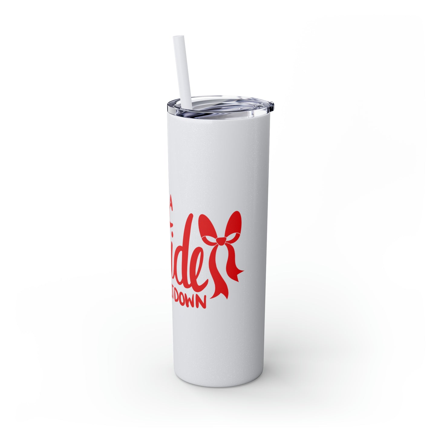 Yuletide Meltdown - Skinny Tumbler with Straw, 20oz