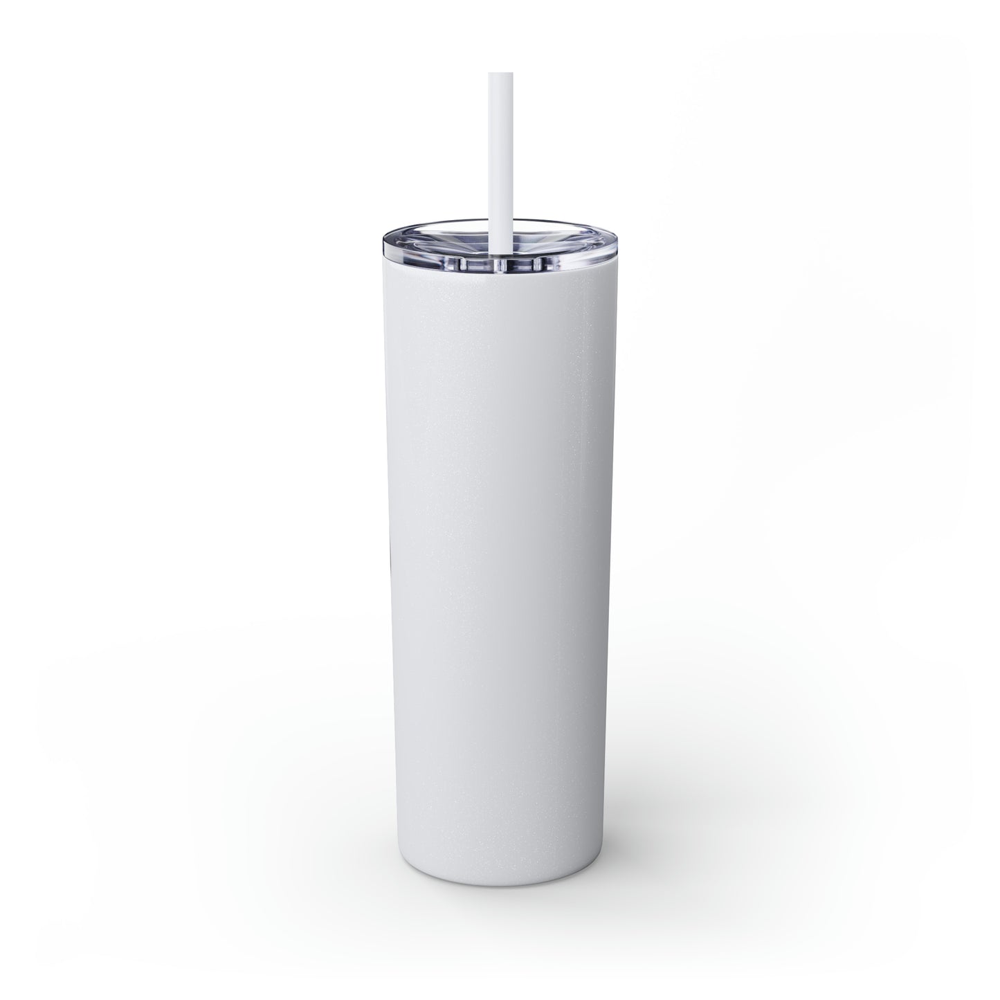 Don't Eat Your Fucking Friends - Skinny Tumbler with Straw, 20oz