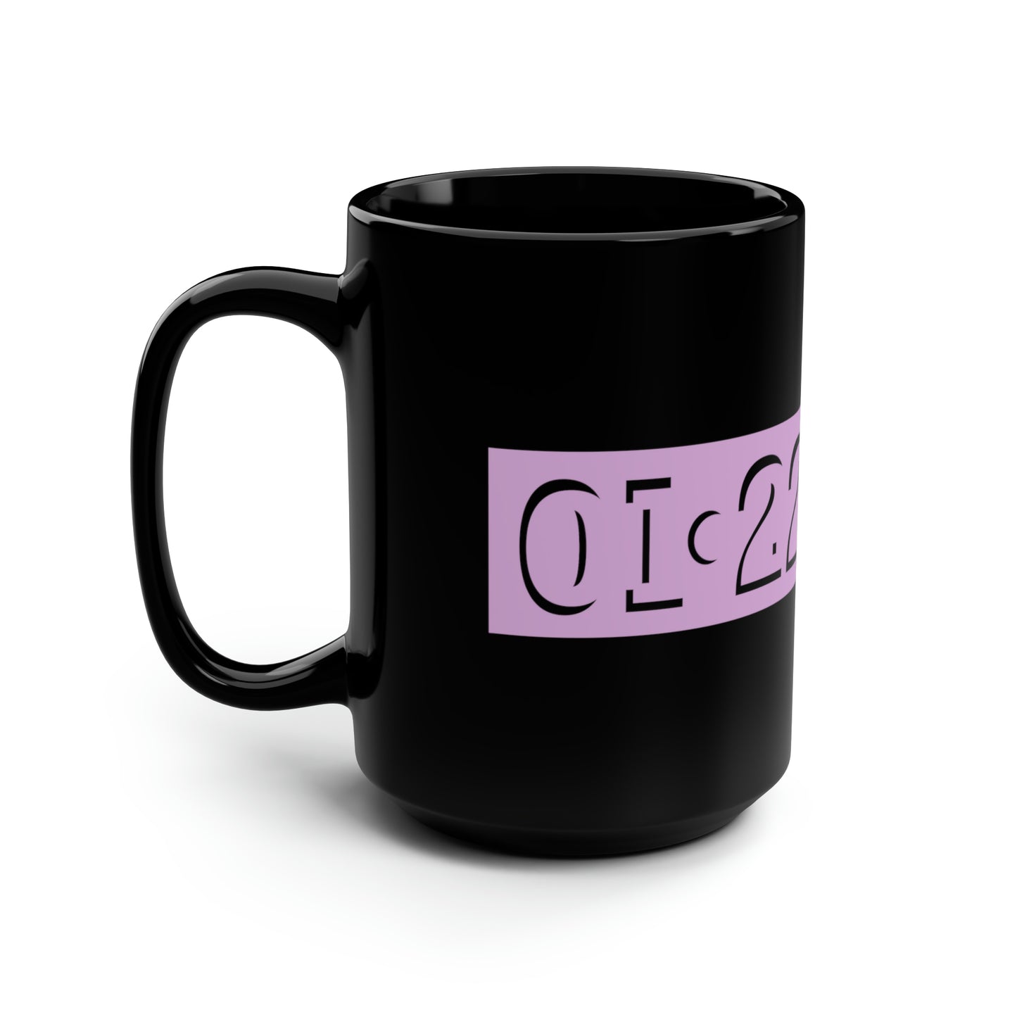 Roe V. Wade Date - Black Mug, 15oz