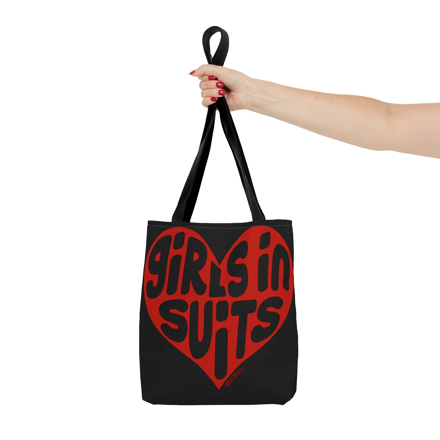 Girls In Suits Heart - Tote Bag