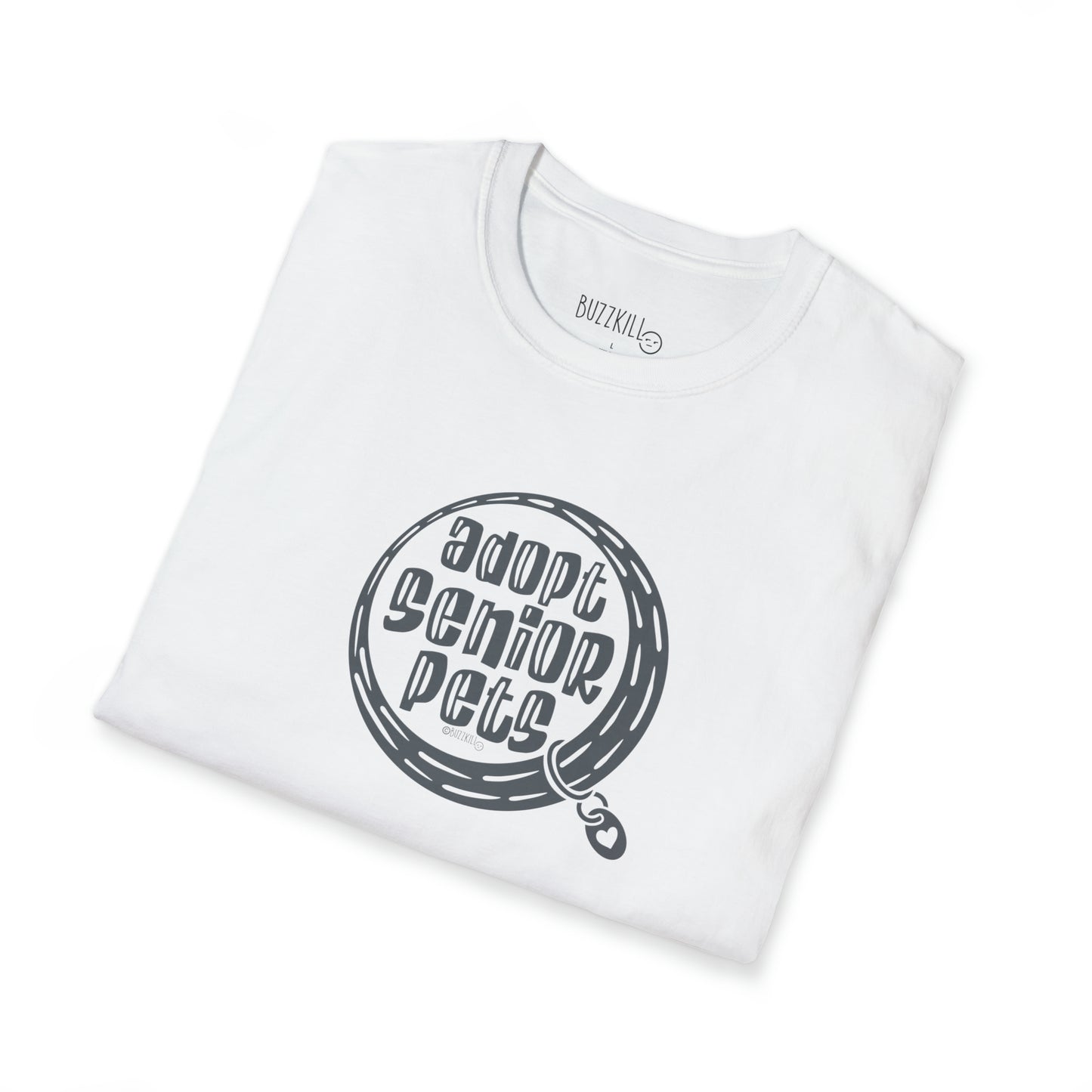 Adopt Senior Pets - Unisex Softstyle Tee