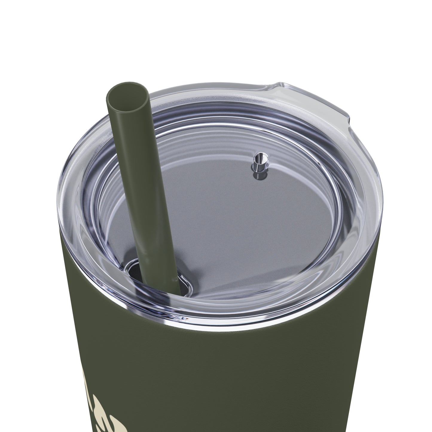 Can We Not With The Guns - Skinny Tumbler with Straw, 20oz