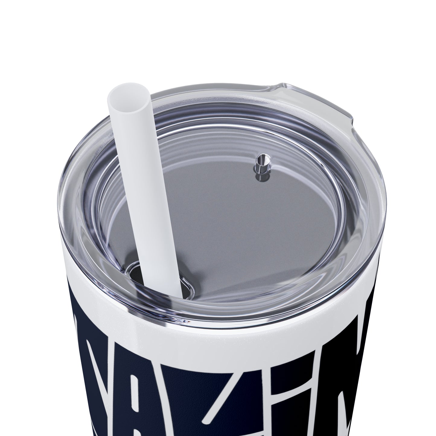 Taking Up Space Is Cool - Skinny Tumbler with Straw, 20oz