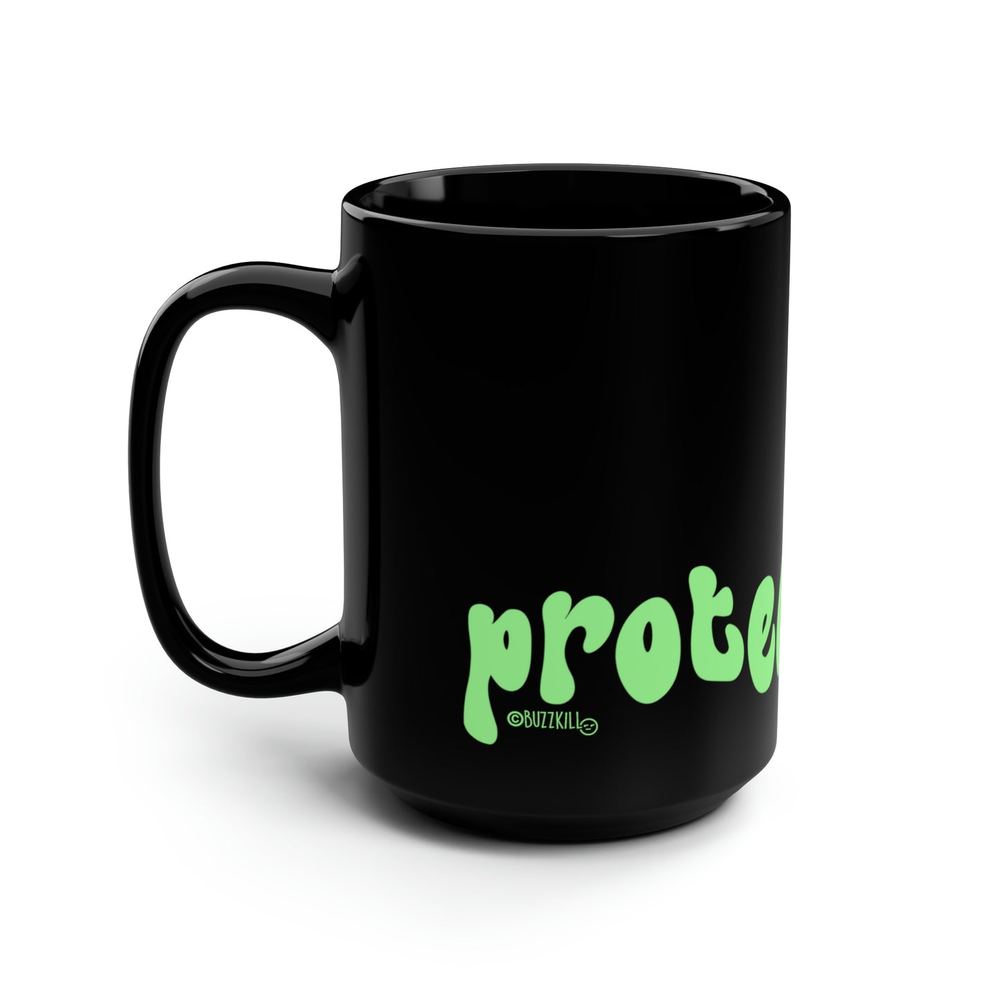Protect Drag - Black Mug, 15oz