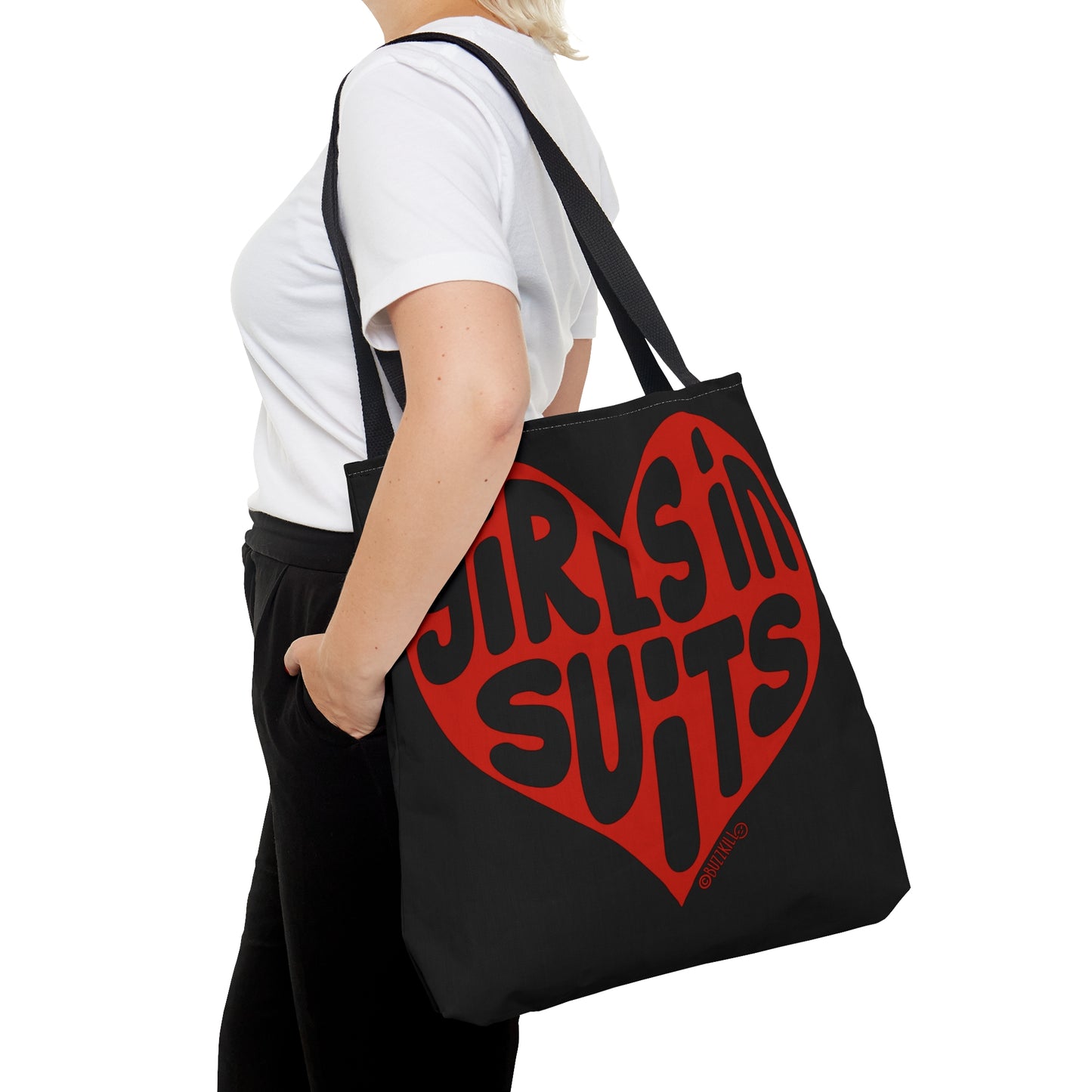Girls In Suits Heart - Tote Bag