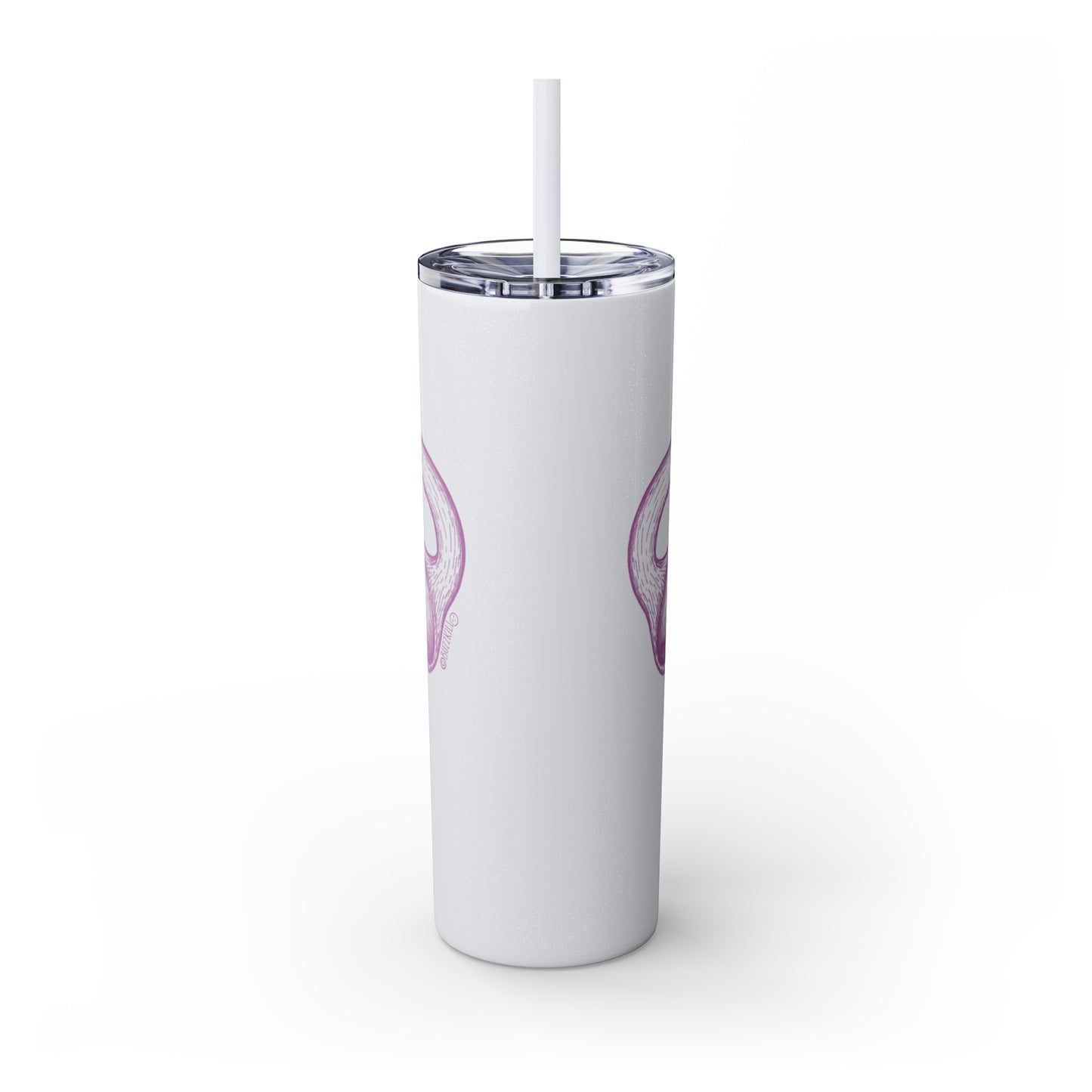 Mine - Skinny Tumbler with Straw, 20oz