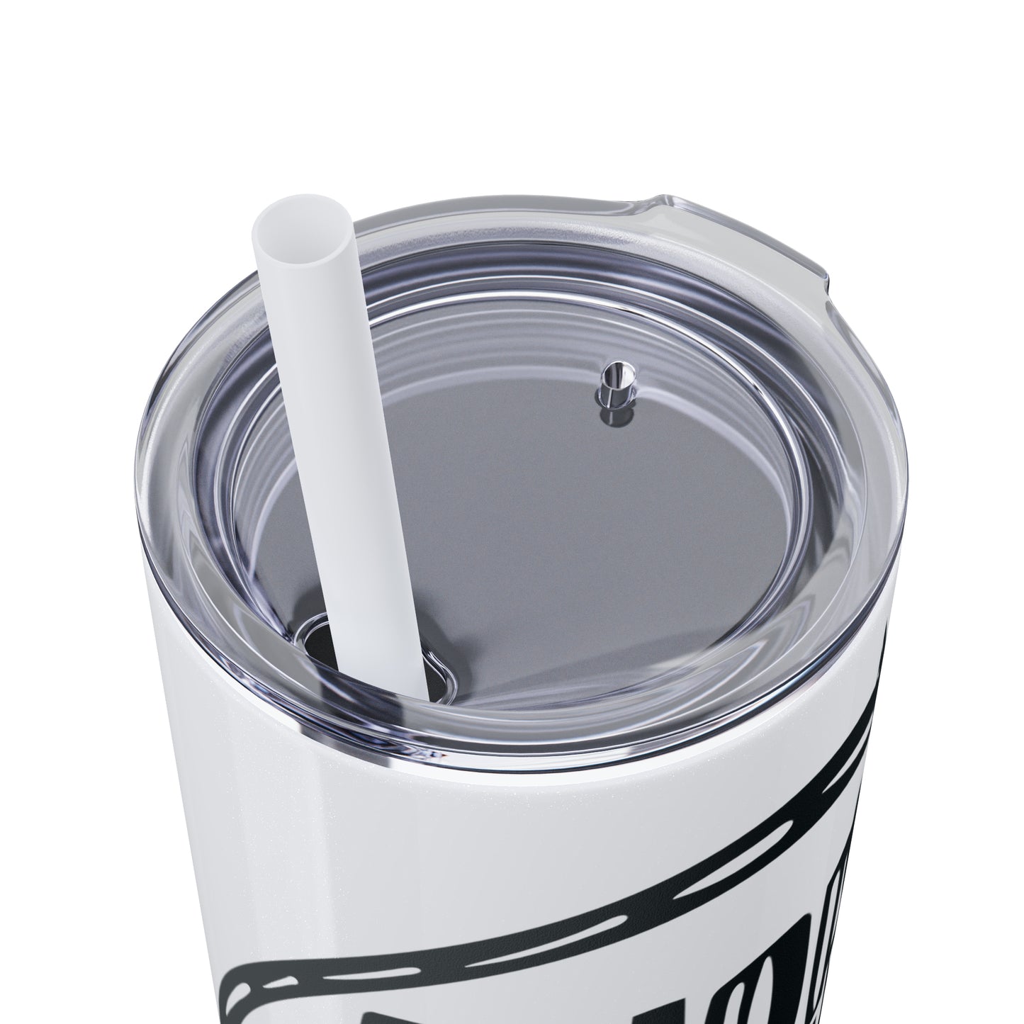 Adopt Senior Pets - Skinny Tumbler with Straw, 20oz