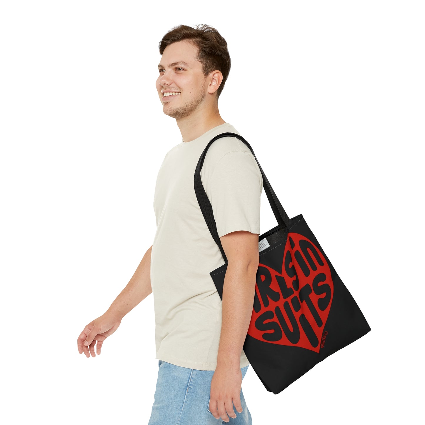 Girls In Suits Heart - Tote Bag