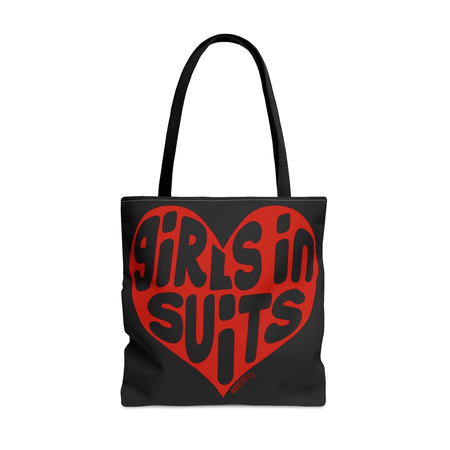 Girls In Suits Heart - Tote Bag