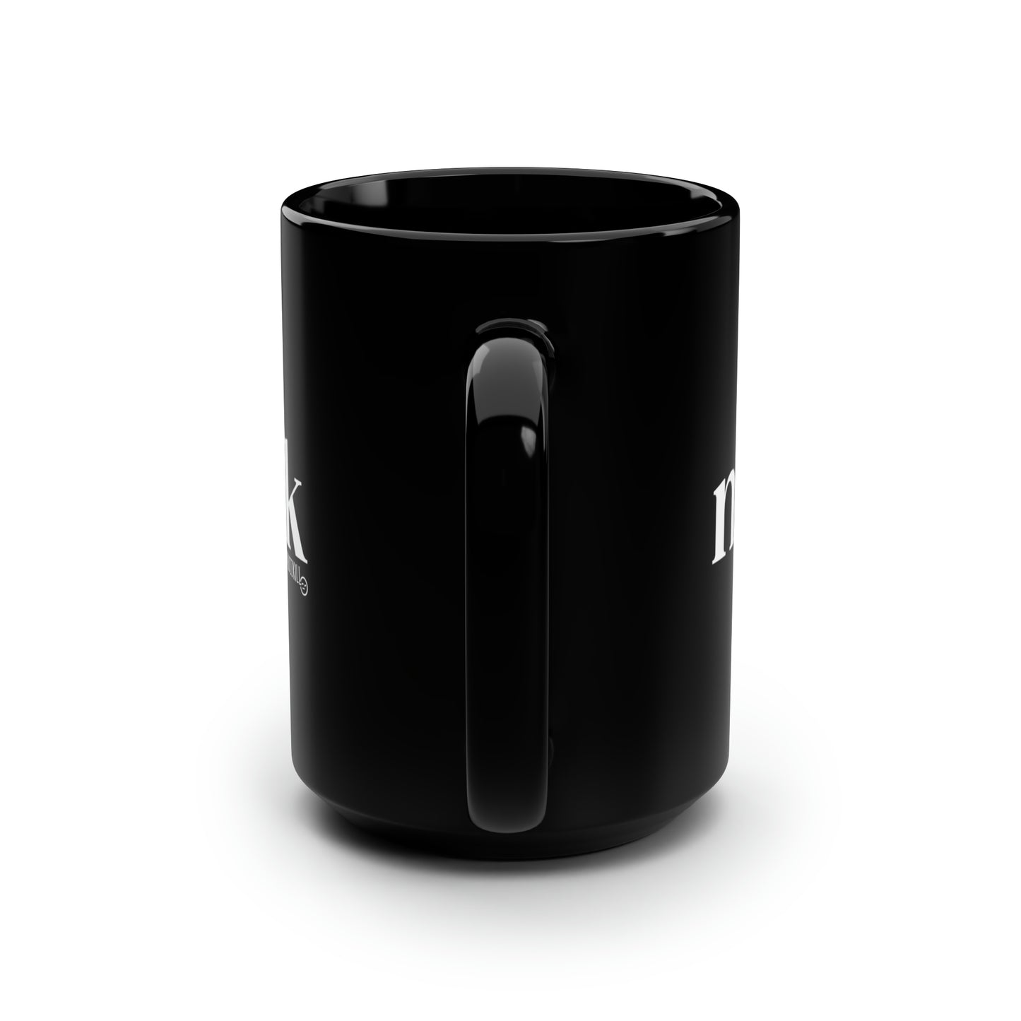 No Small Talk - Black Mug, 15oz