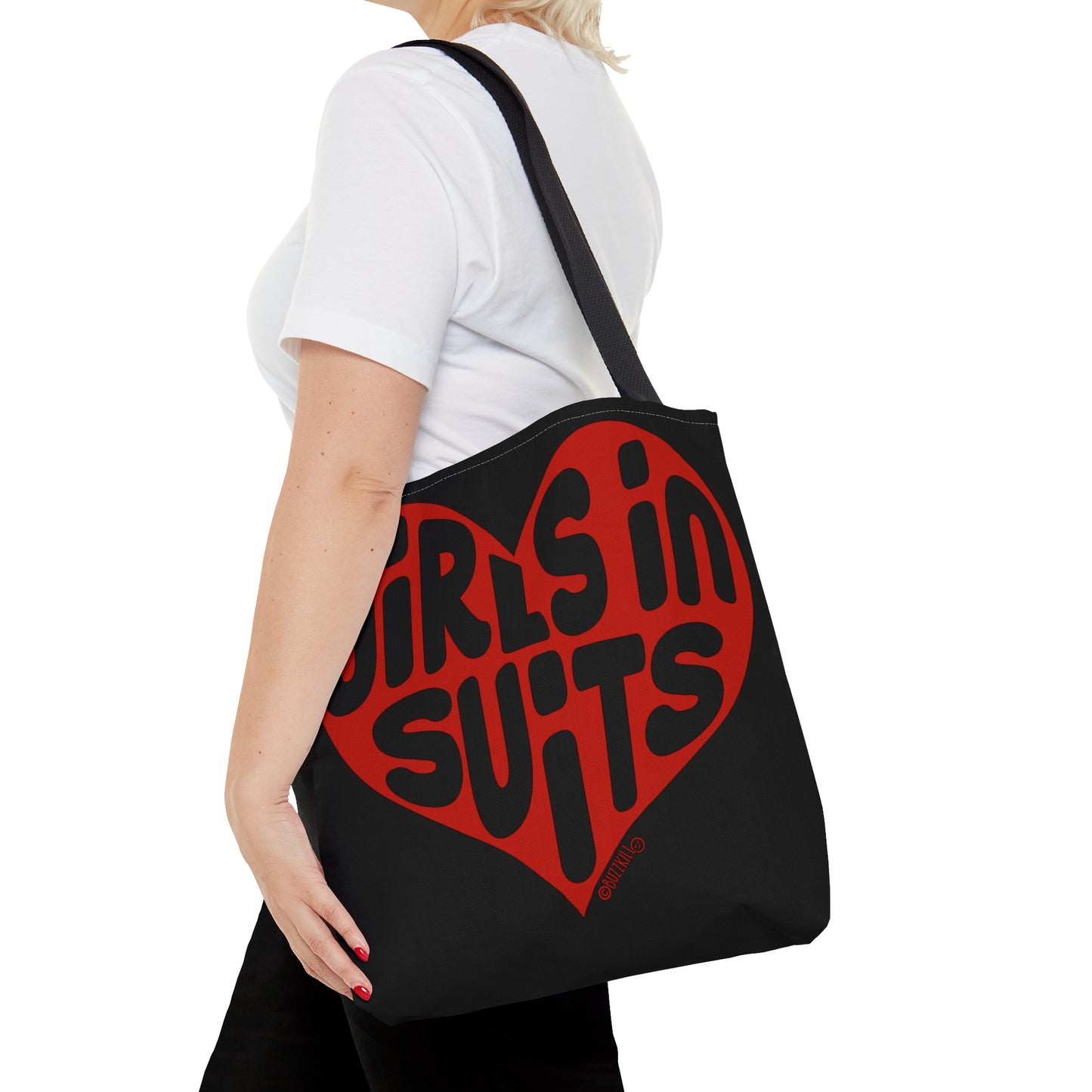 Girls In Suits Heart - Tote Bag