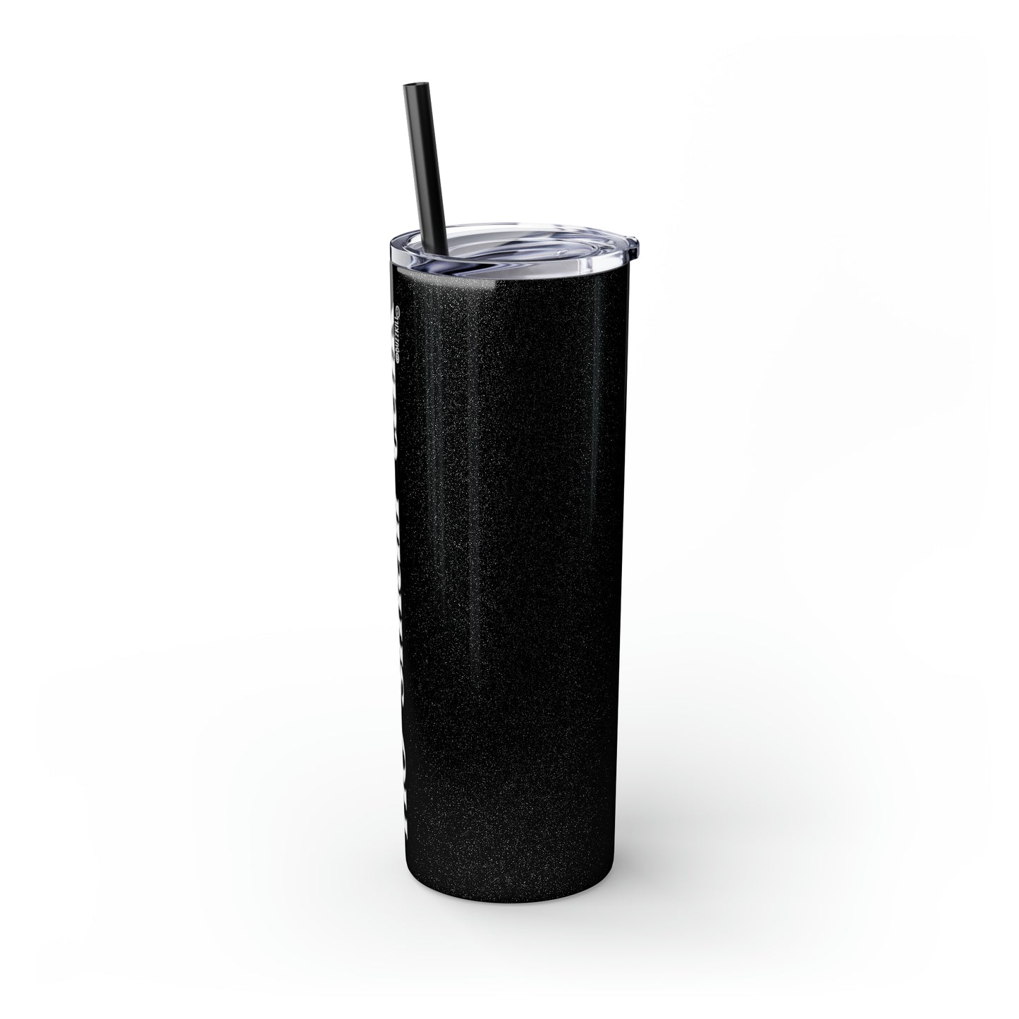 No Small Talk - Skinny Tumbler with Straw, 20oz