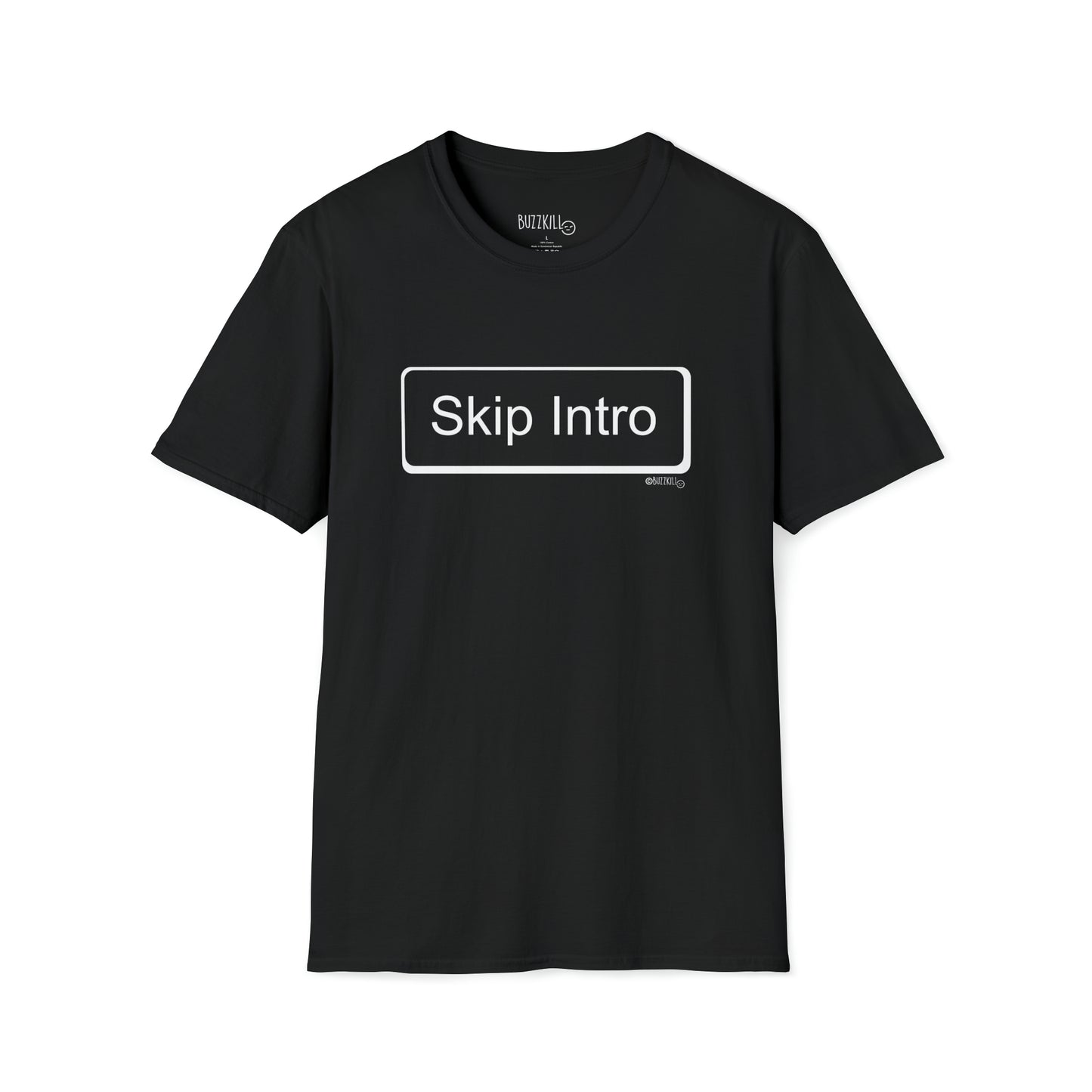 Skip Intro Button - Unisex Softstyle Tee