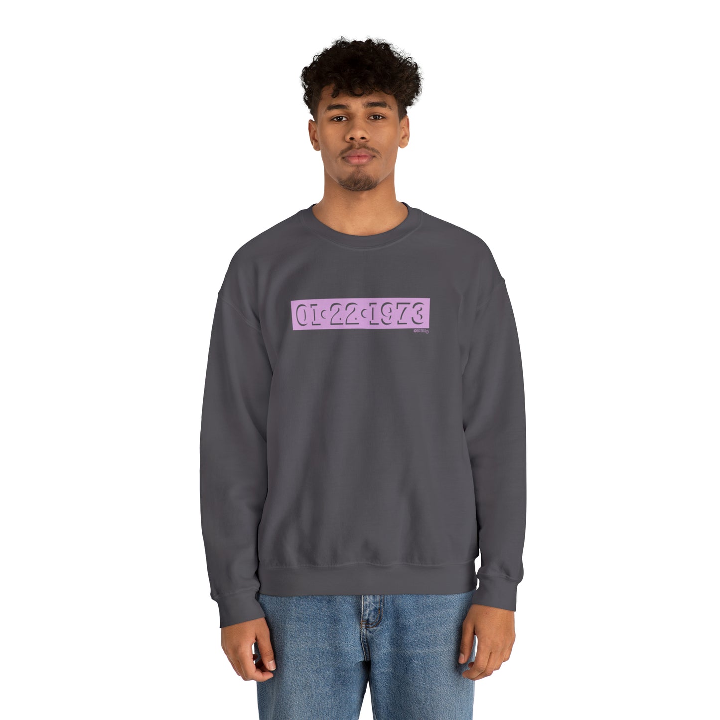 Roe V. Wade Date - Unisex Heavy Blend™ Crewneck Sweatshirt