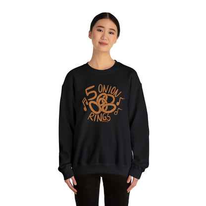 5 Onion Rings - Unisex Heavy Blend™ Crewneck Sweatshirt