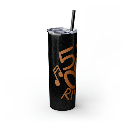 5 Onion Rings - Skinny Tumbler with Straw, 20oz
