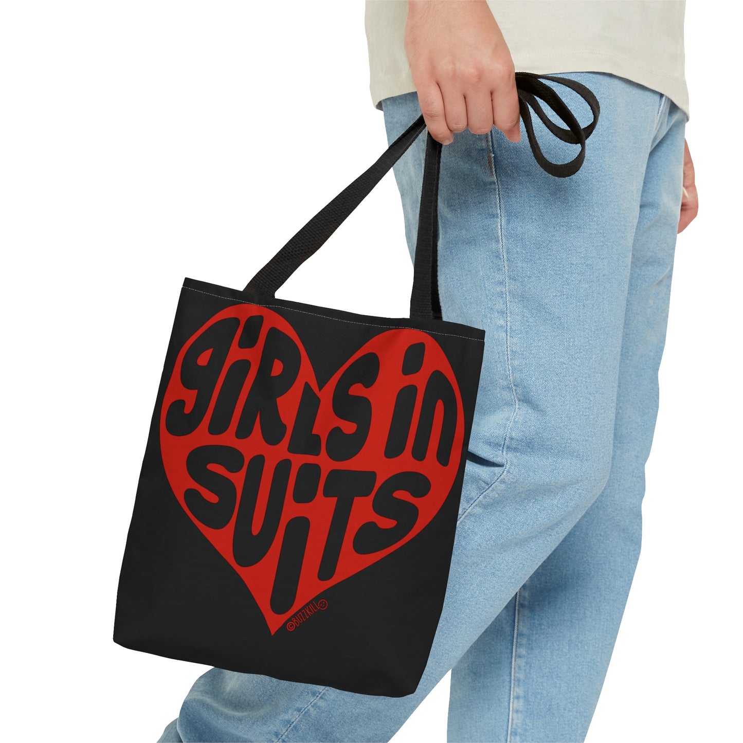 Girls In Suits Heart - Tote Bag