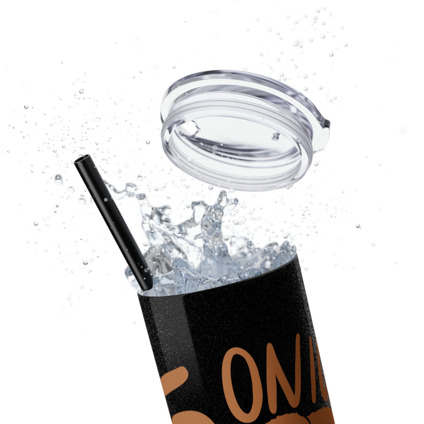 5 Onion Rings - Skinny Tumbler with Straw, 20oz