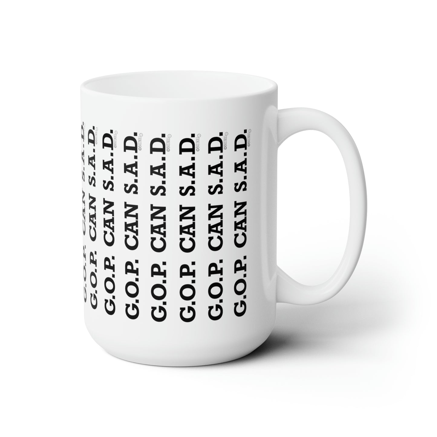 G.O.P. Can S.A.D. - Ceramic Mug 15oz