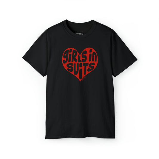Girls In Suits Heart - Unisex Ultra Cotton Tee