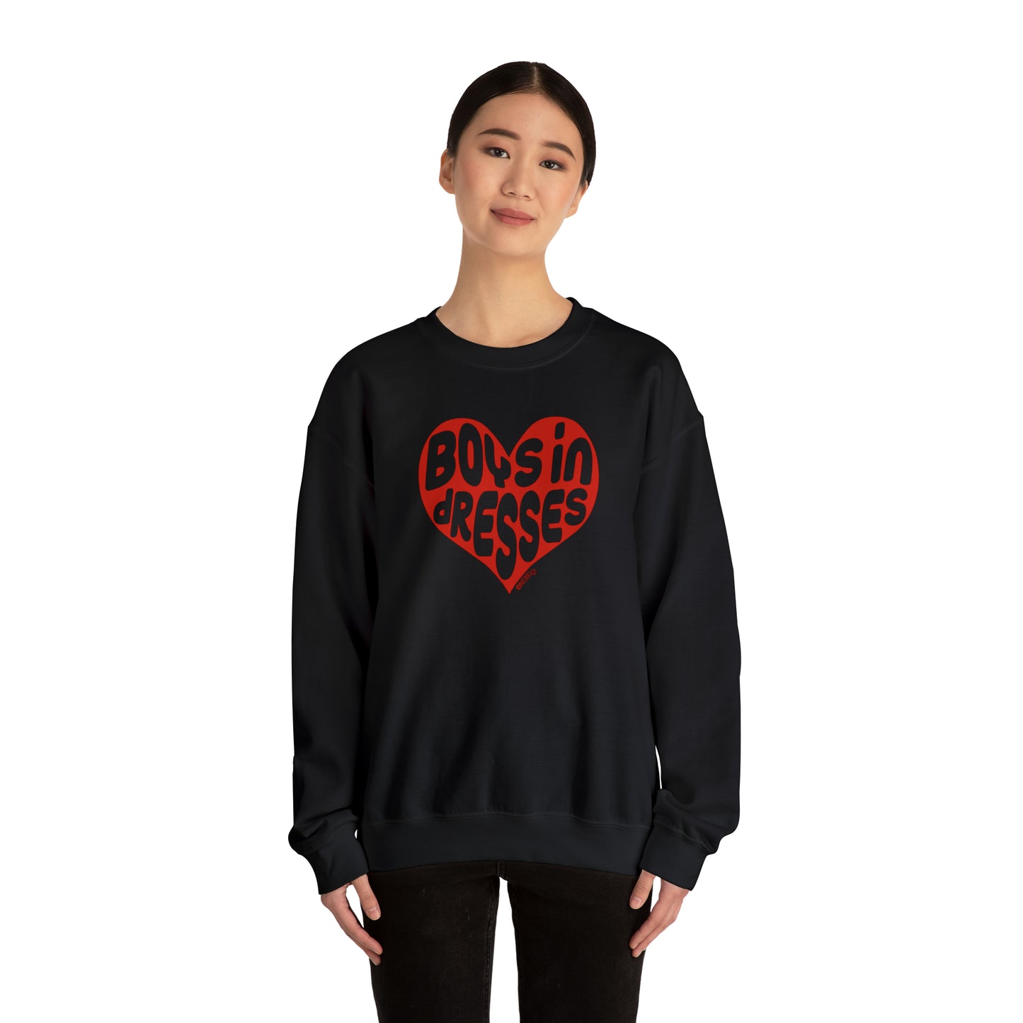 Boys In Dresses Heart - Unisex Heavy Blend™ Crewneck Sweatshirt