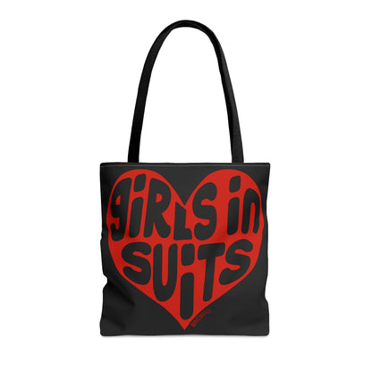 Girls In Suits Heart - Tote Bag