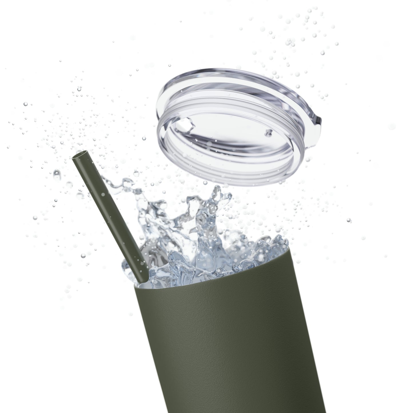 Can We Not With The Guns - Skinny Tumbler with Straw, 20oz