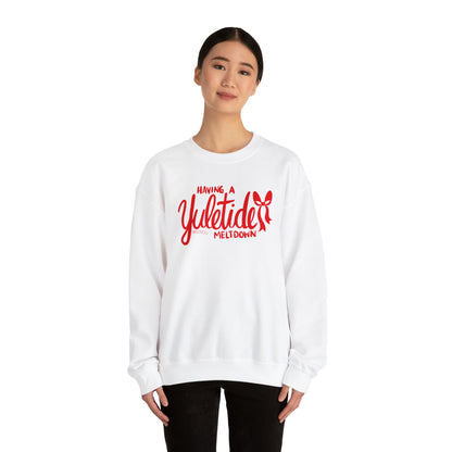 Yuletide Meltdown - Unisex Heavy Blend™ Crewneck Sweatshirt