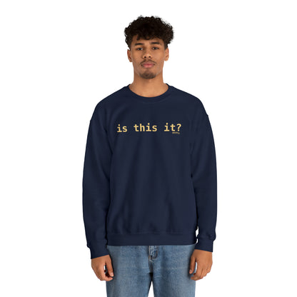 Is This It? - Unisex Heavy Blend™ Crewneck Sweatshirt