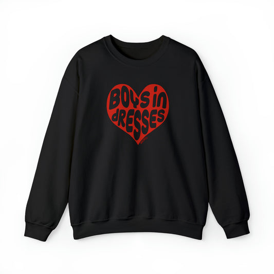 Boys In Dresses Heart - Unisex Heavy Blend™ Crewneck Sweatshirt