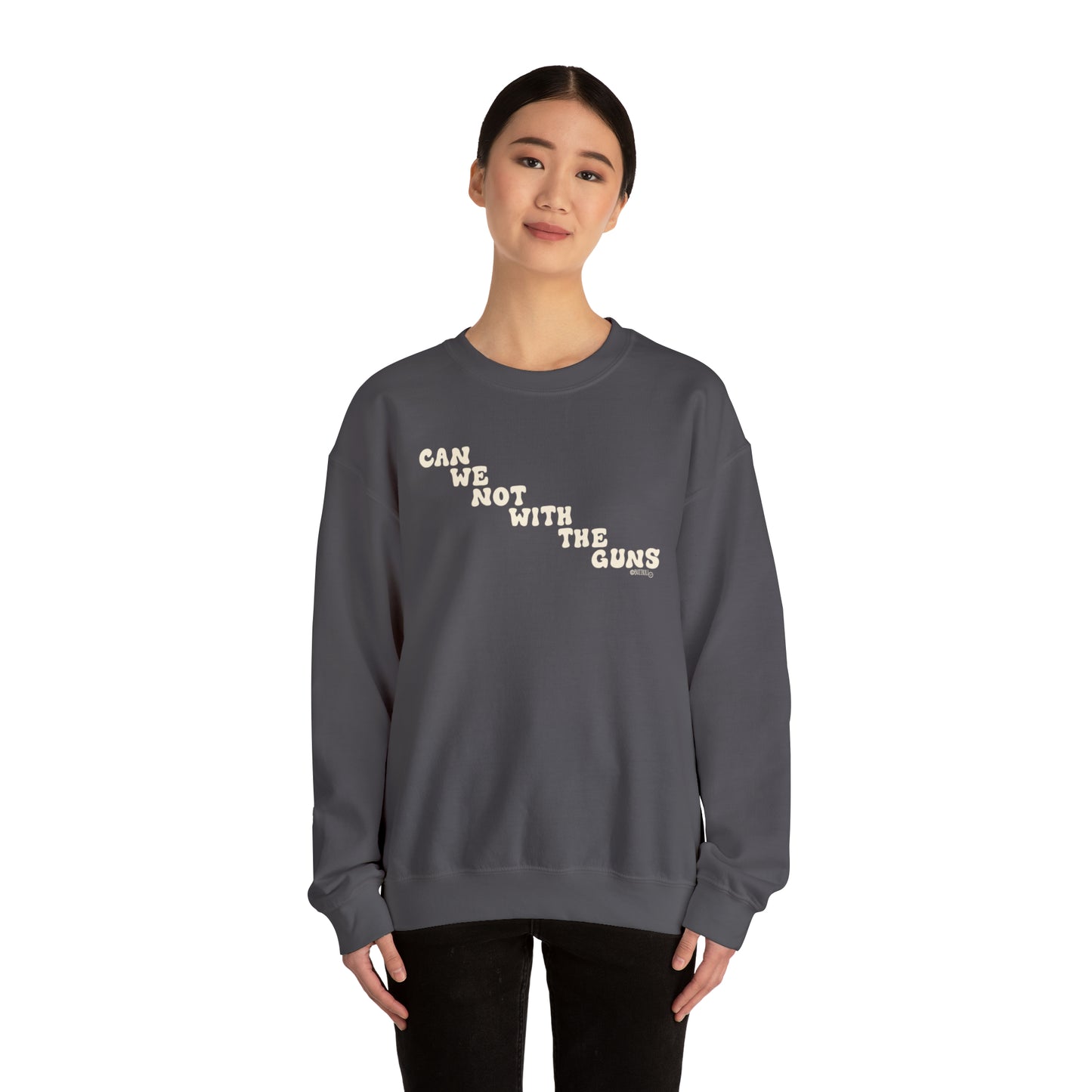 Can We Not With The Guns - Unisex Heavy Blend™ Crewneck Sweatshirt